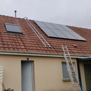 électricité générale borne de recharge photovoltaique panneau solaire telecom